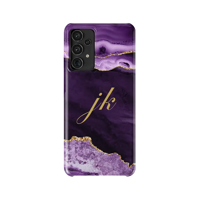 Samsung A13 Snap Case Purple Agate