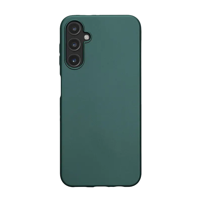 Samsung A14 Metallic Green Silicone Case