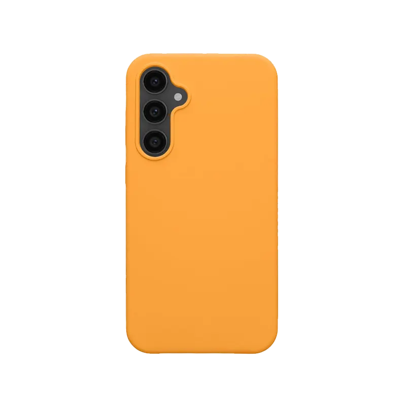 Samsung-A15-orange silicone case front