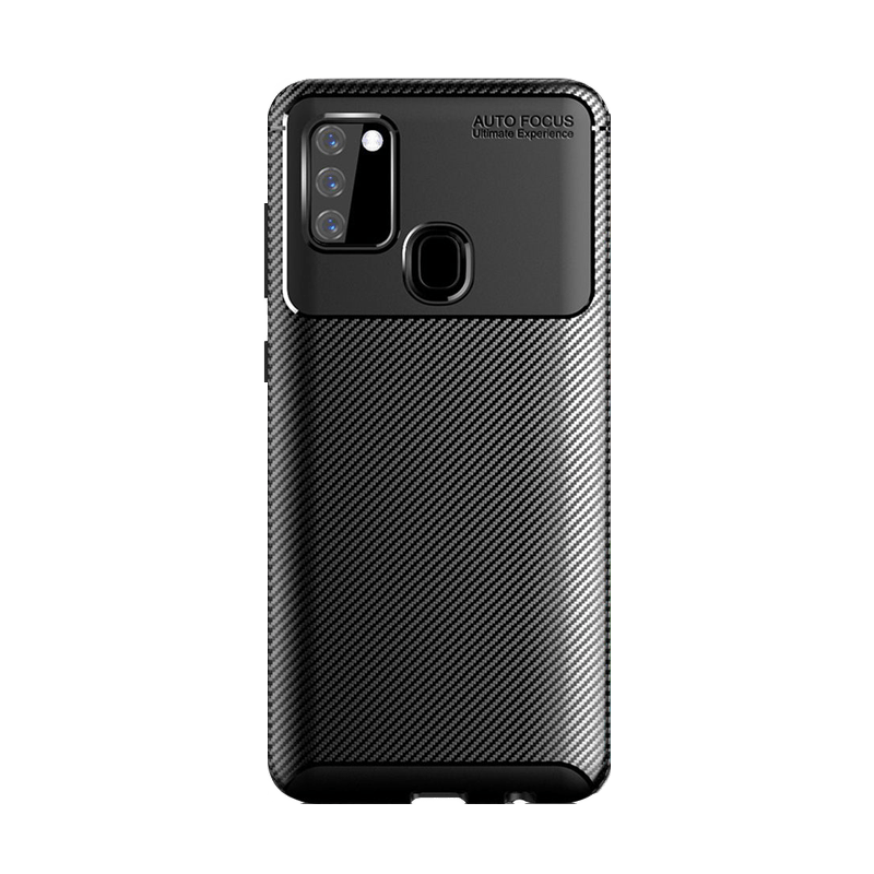 Samsung Galaxy A21S Carbon Gel Case