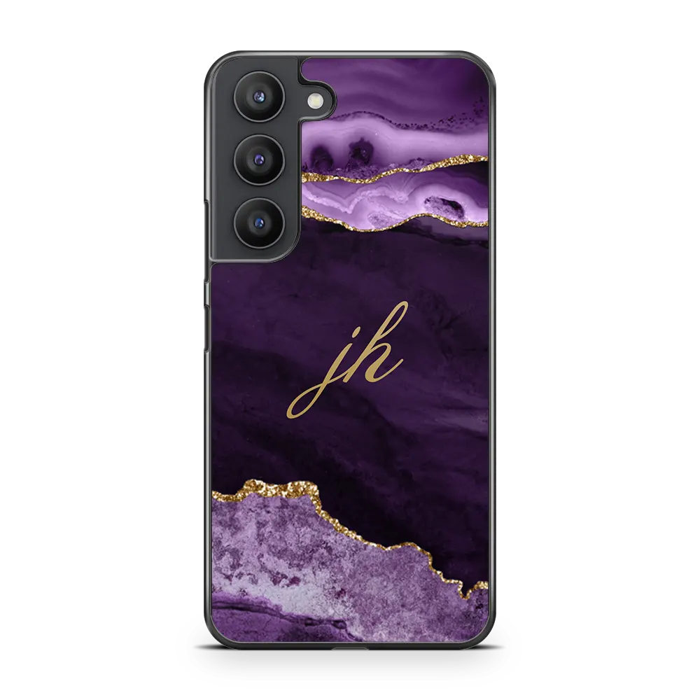 Samsung Galaxy S23 plus purple agate case