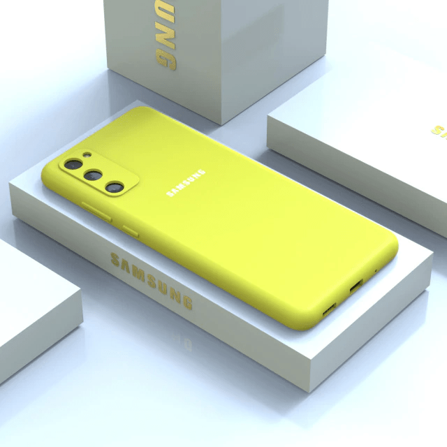 Samsung S21 FE Silicone Case Yellow