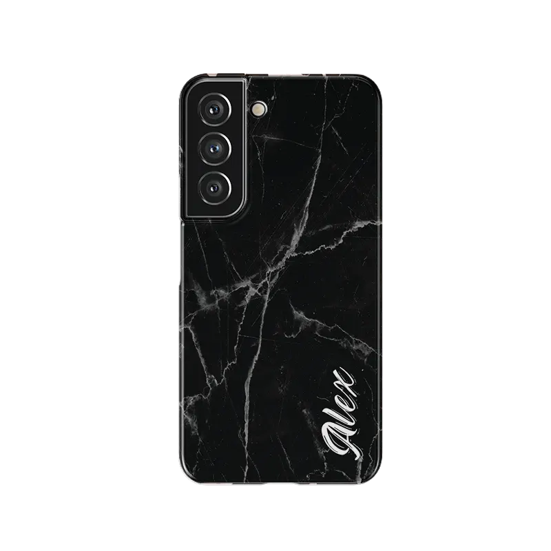 Samsung S22 Snap Plus Case midnight marble