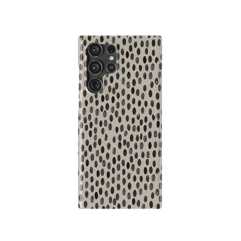 Samsung S22 Ultra Snap Case coffee polka