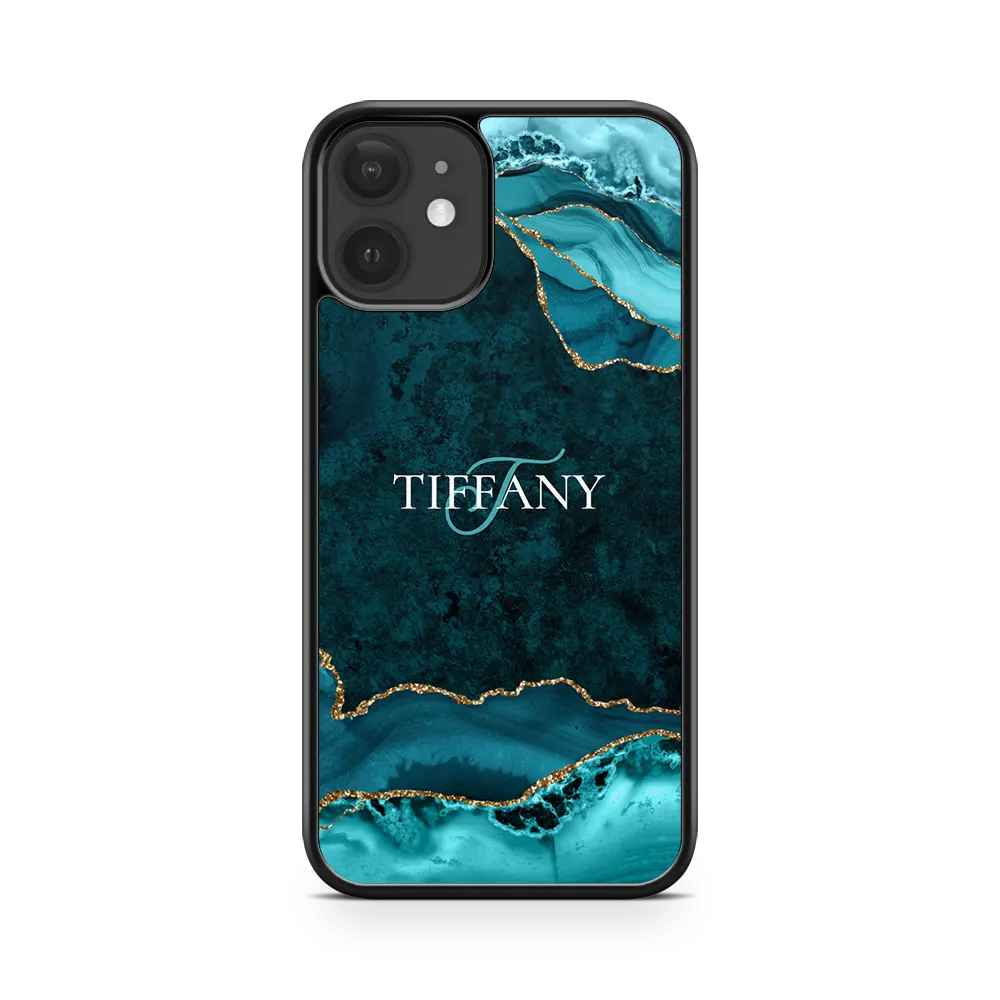 Teal Agate iPhone 11 Case