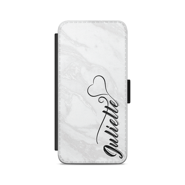 White Marble Wallet Case