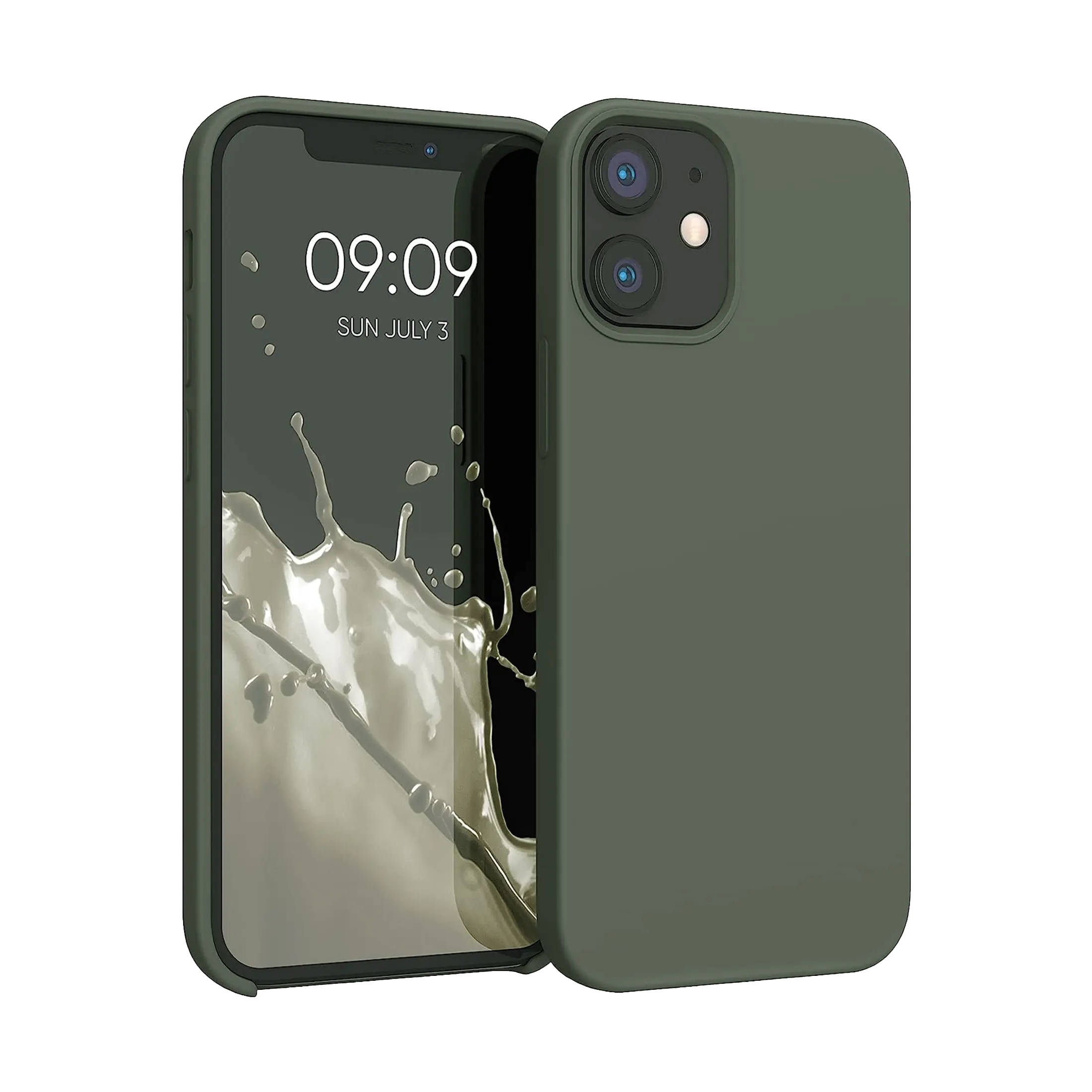 army green iphone 11 silicone cover