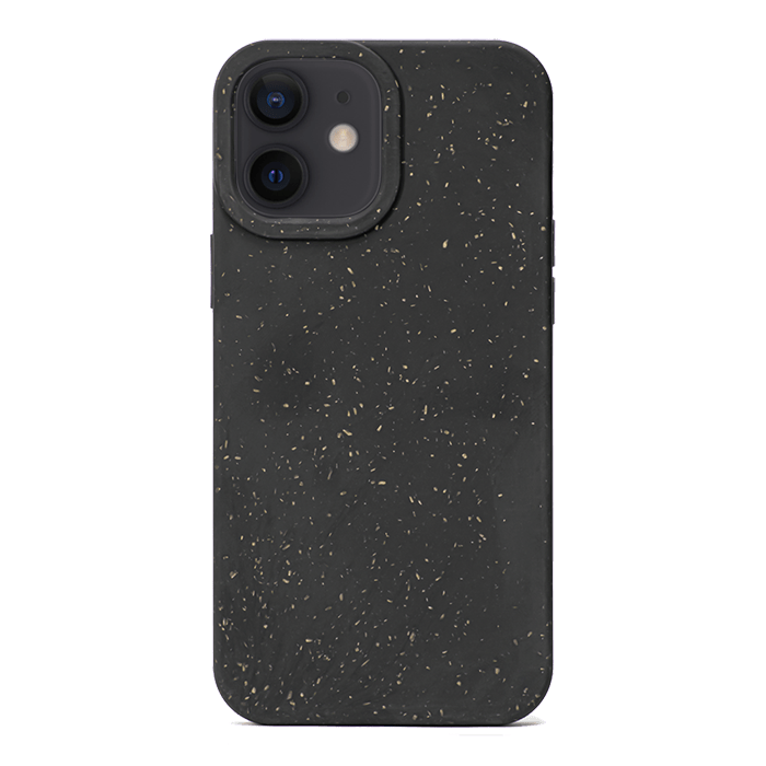 black iphone 12 eco case
