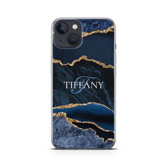 blue agate iPhone 14 max case