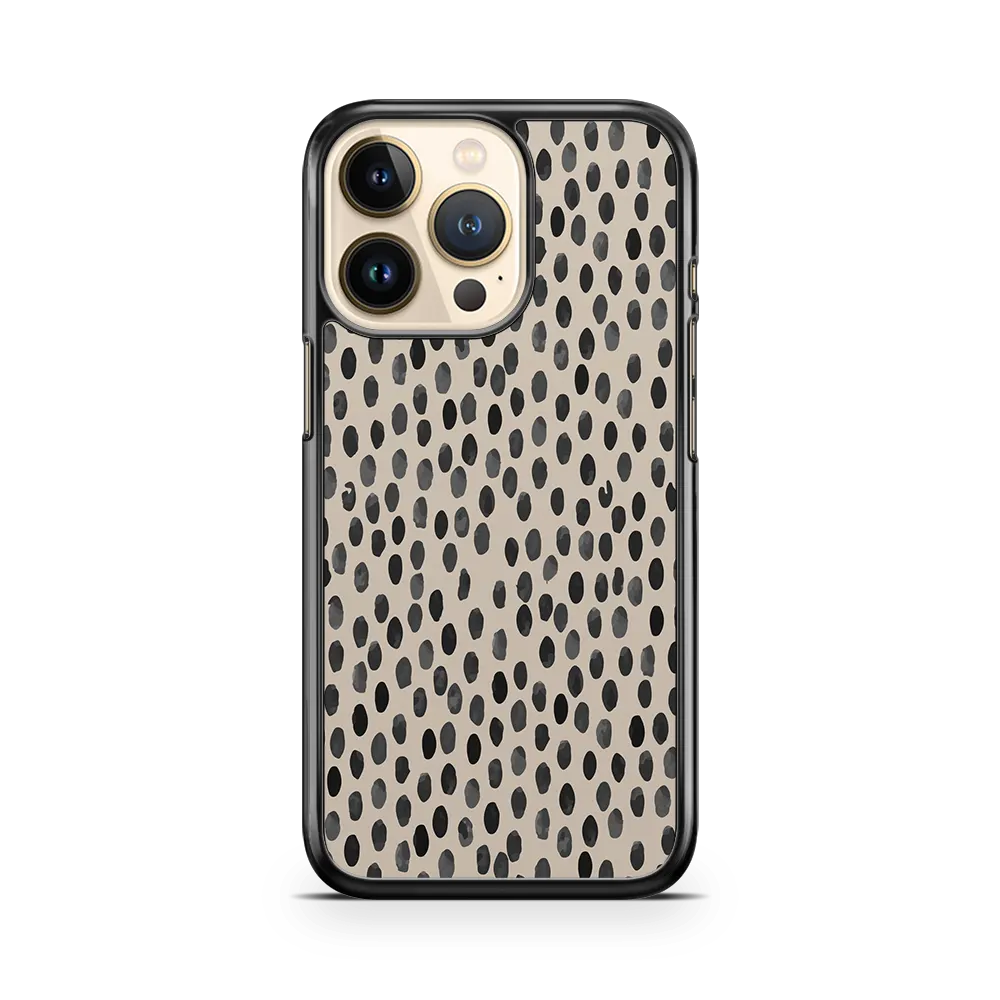 coffee polka iphone 13 pro case