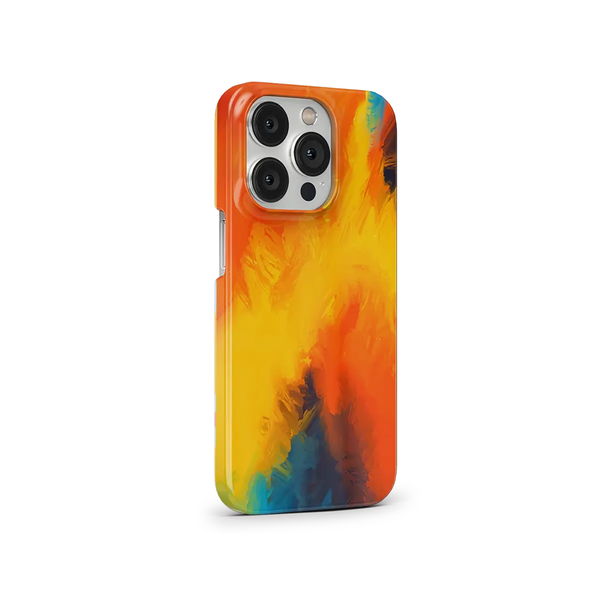 flaming watercolour iphone 15 pro case