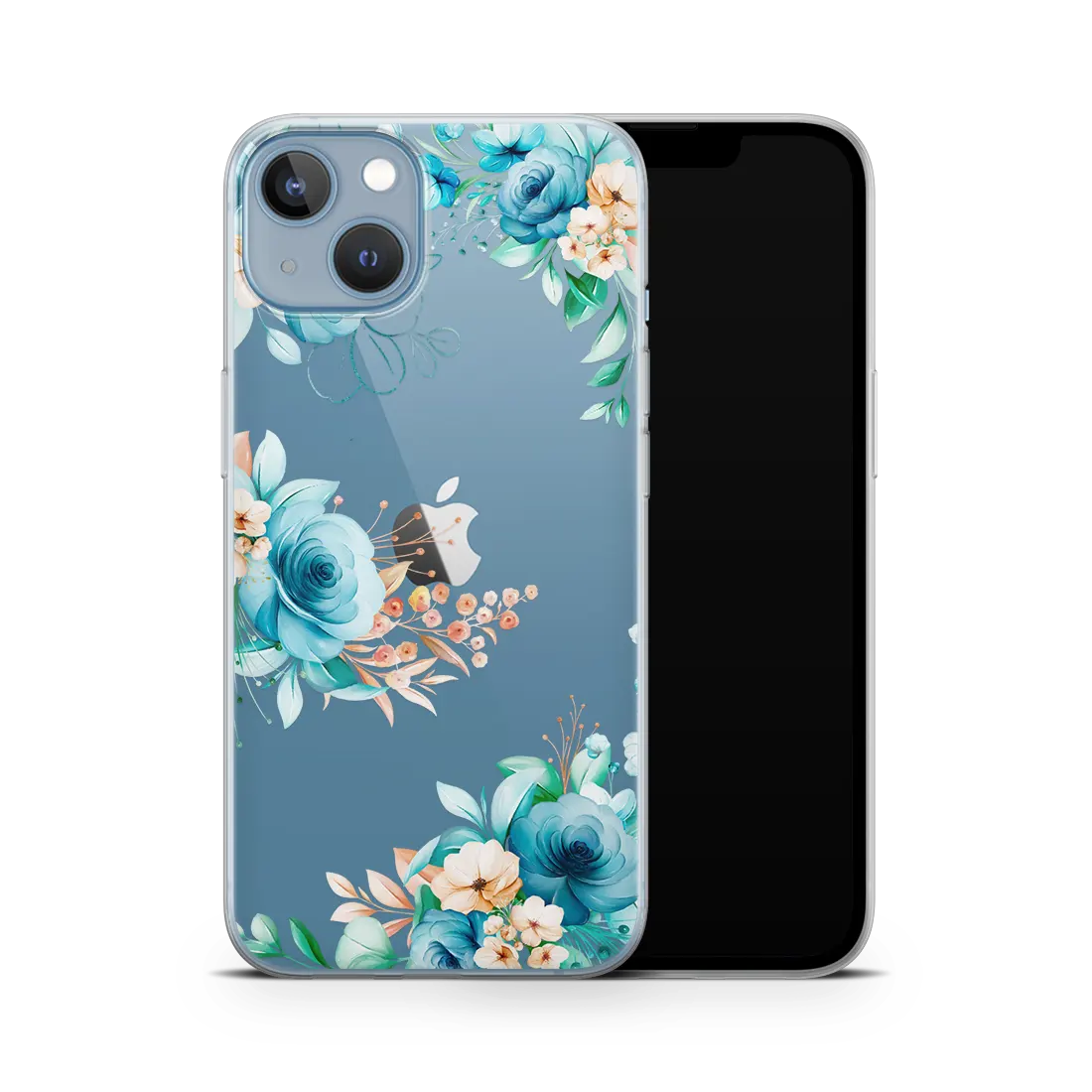 frosty morning iphone 14 case blue