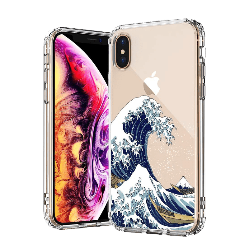 great wave iphone xS max case
