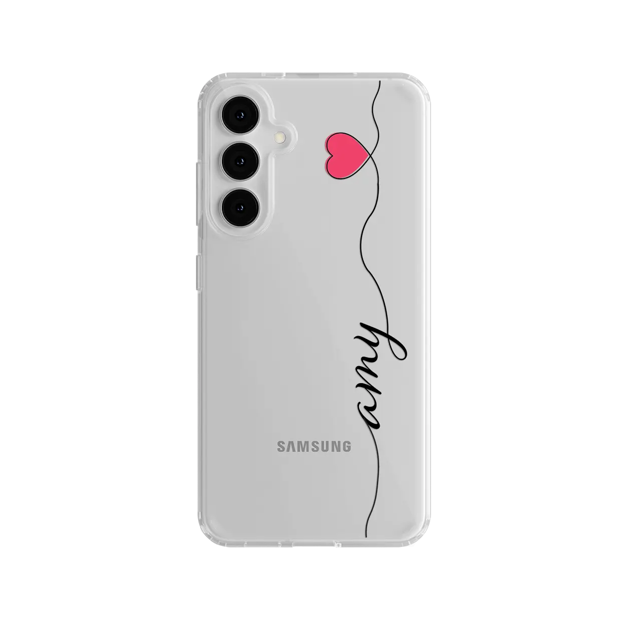 hANDWRITTEN Heart samsung s24 fe case