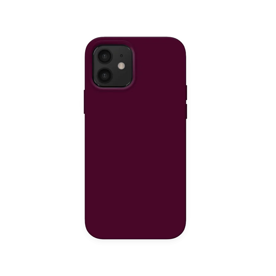 iPhone-12-plum-silicone-case