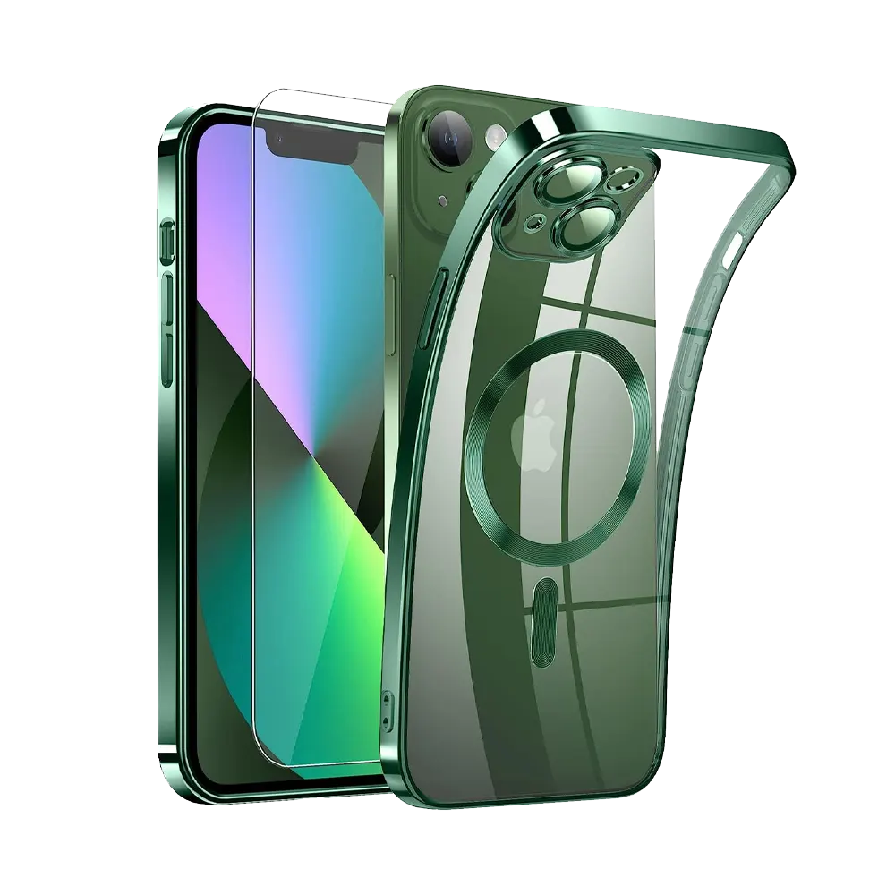 iPhone 13 Hybrid Magsafe Case green
