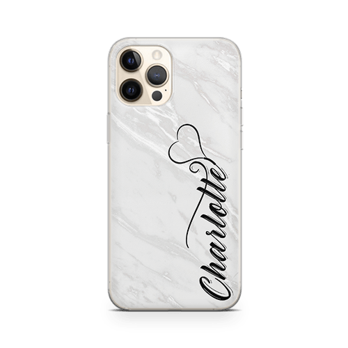 iPhone 13 Pro Case White Marble