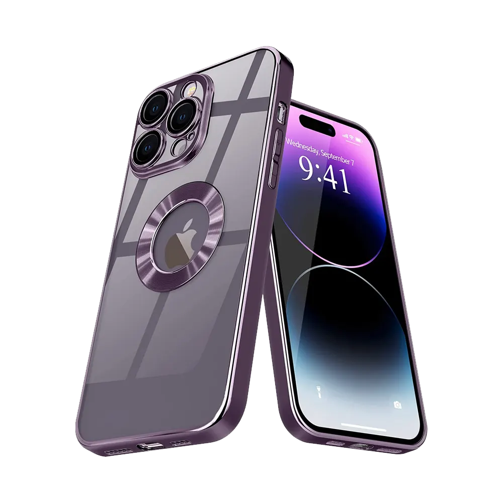 iPhone 14 pro Hybrid Magsafe Case purple
