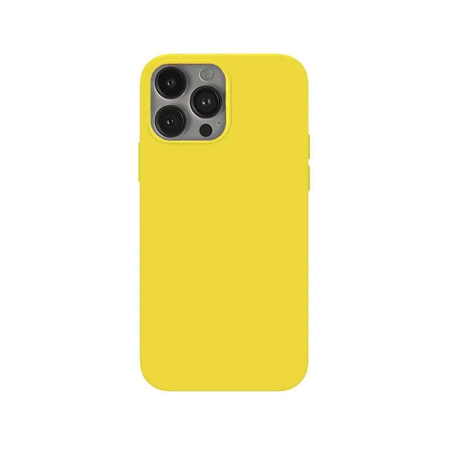 iphone 11 pro max yellow silicone case