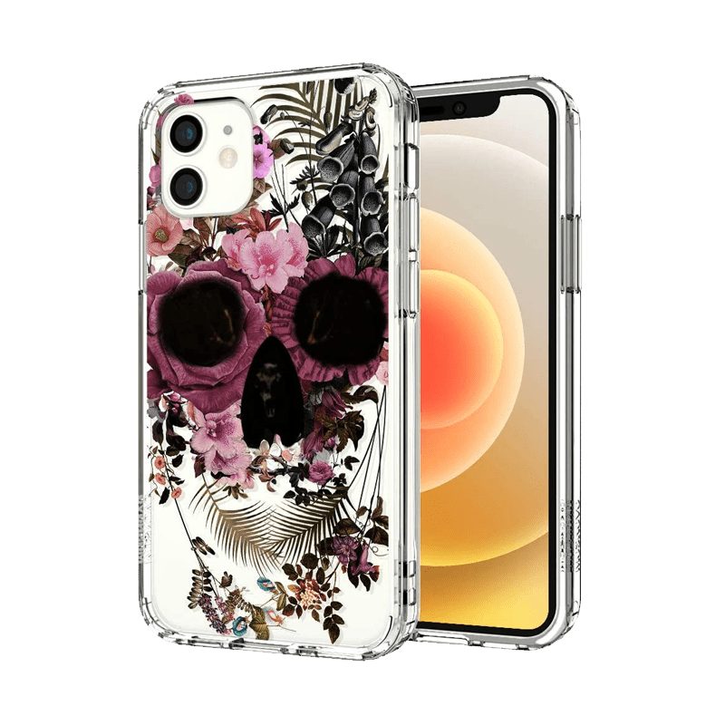 iphone-12-mini-floral-skull-case