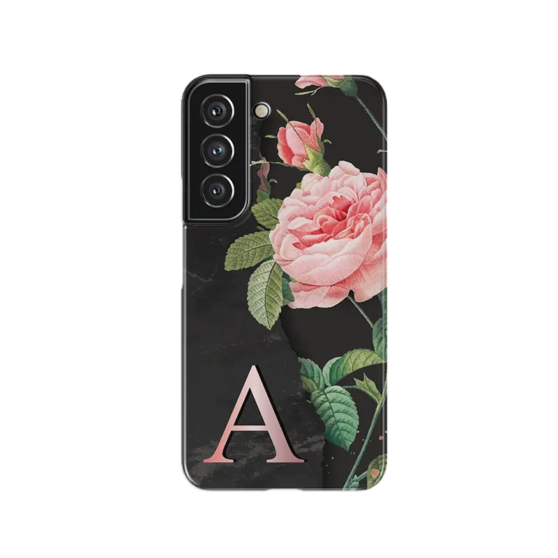 marble rose samsung s21 fe case