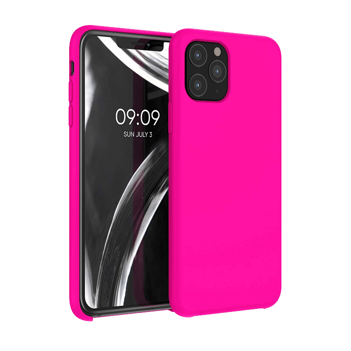 Neon Silicone iPhone 11 Pro Max Case Pink Neon 11 Pro Max Case