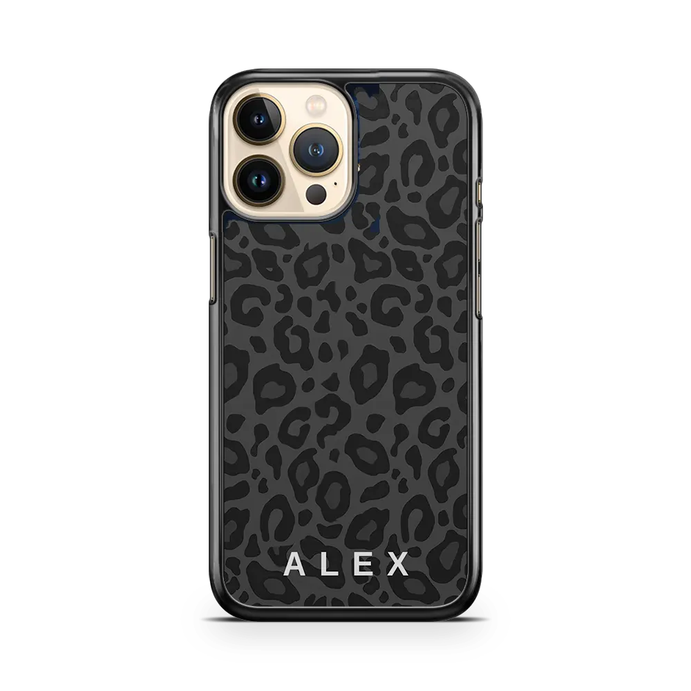 noir leopard iPhone 11 Pro Case