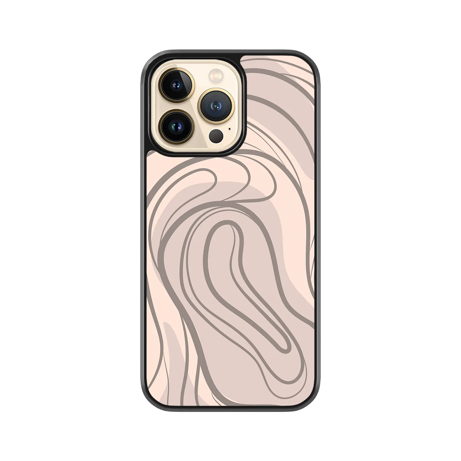 nude swirls iphone 11 pro case
