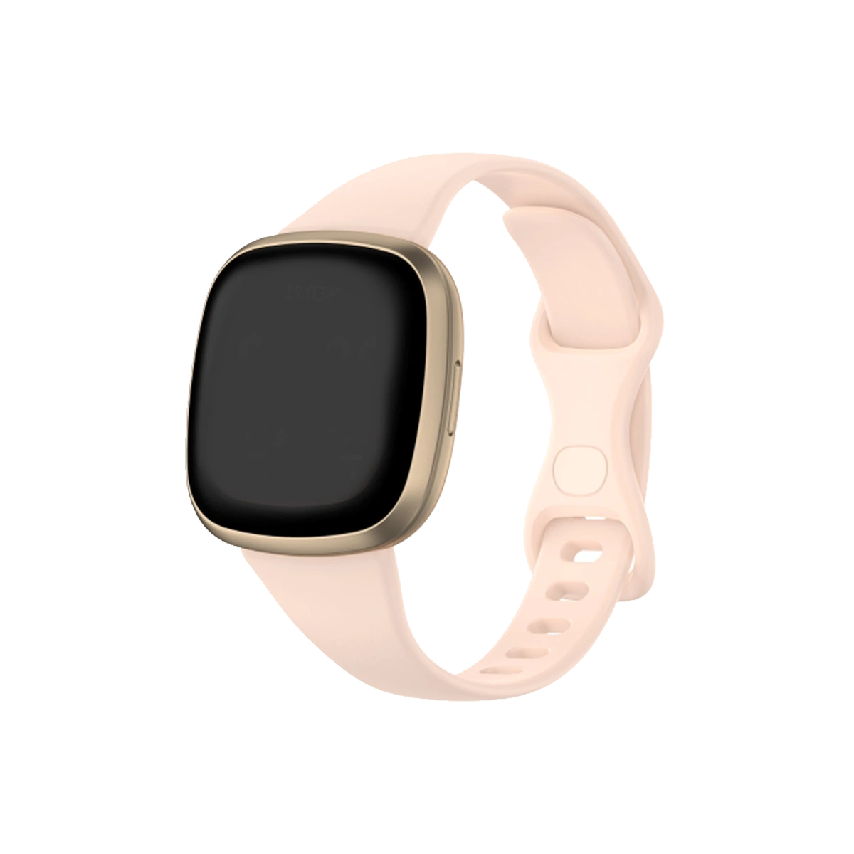 peach fitbit silicone strap