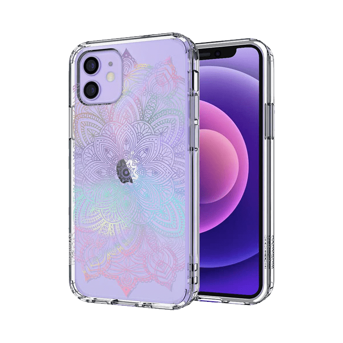 rainbow mandala iphone 12 mini case