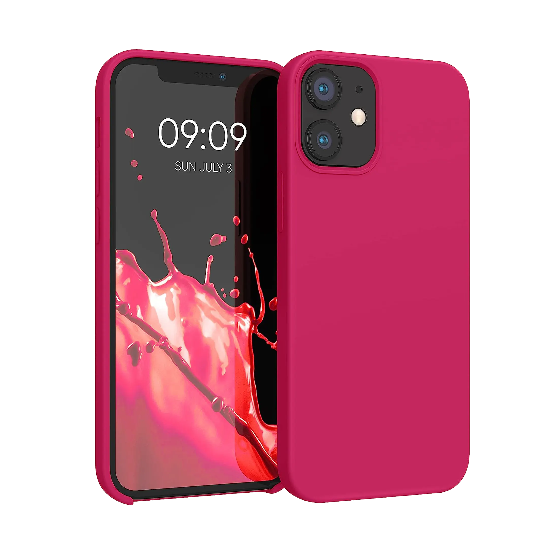 raspberry iphone 11 silicone cover