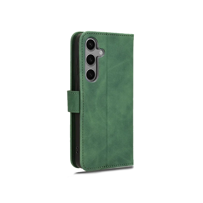 samsung A15 flip case green