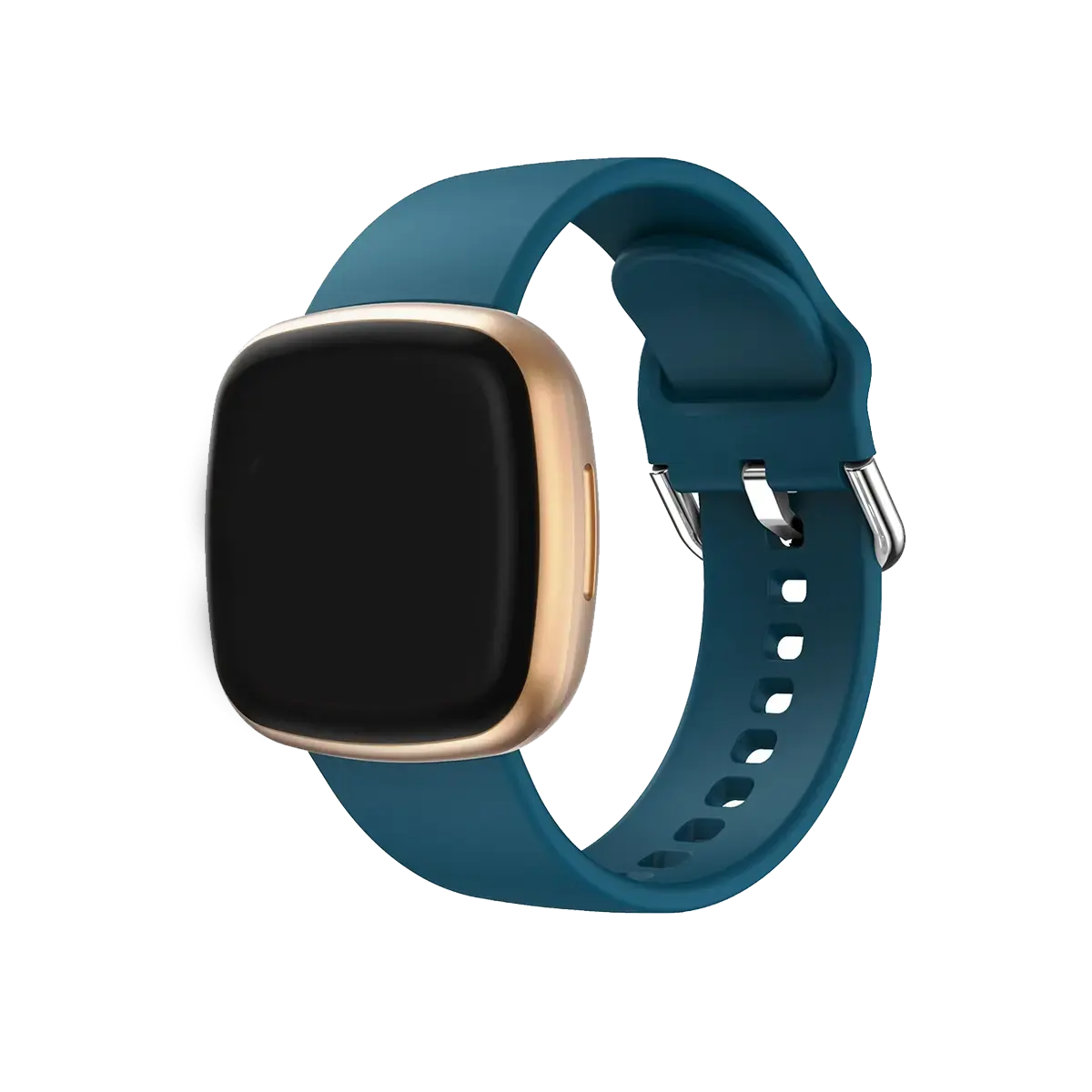 teal silicone fitbit band3
